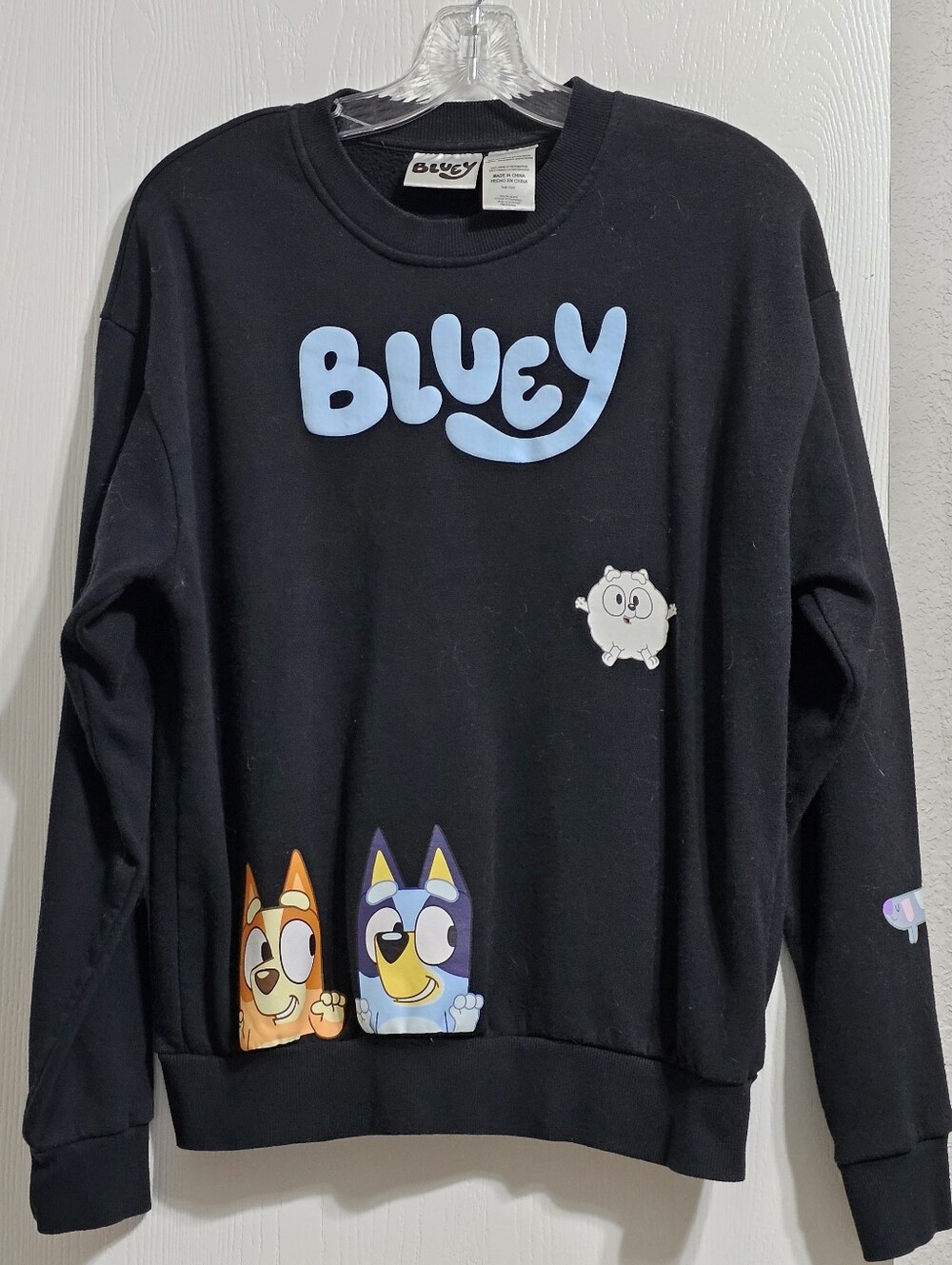 Adult Bluey Bliss Crew Neck Sweatshirt Size S